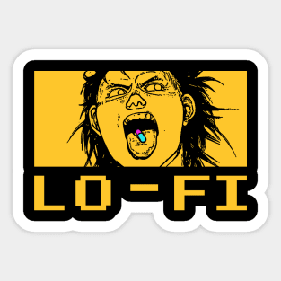 Lofi Hip Hop Red Pill Sticker